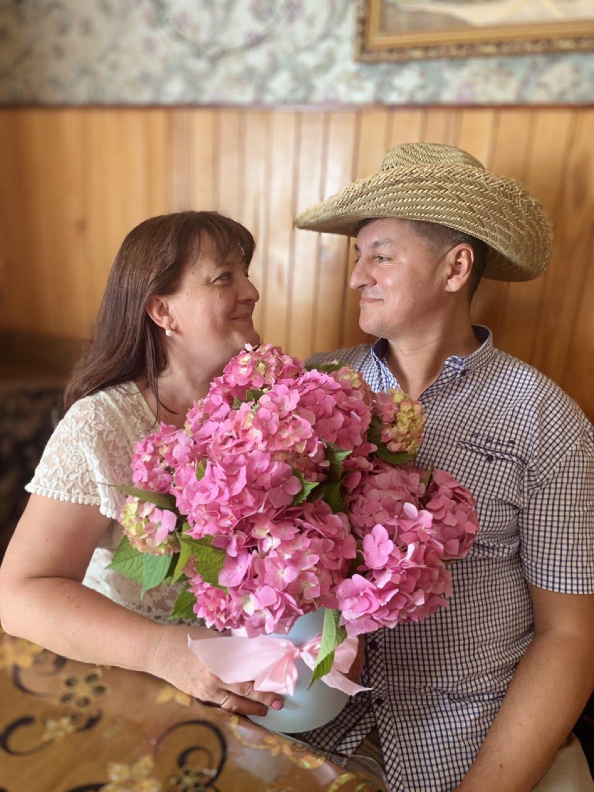 С гортензией