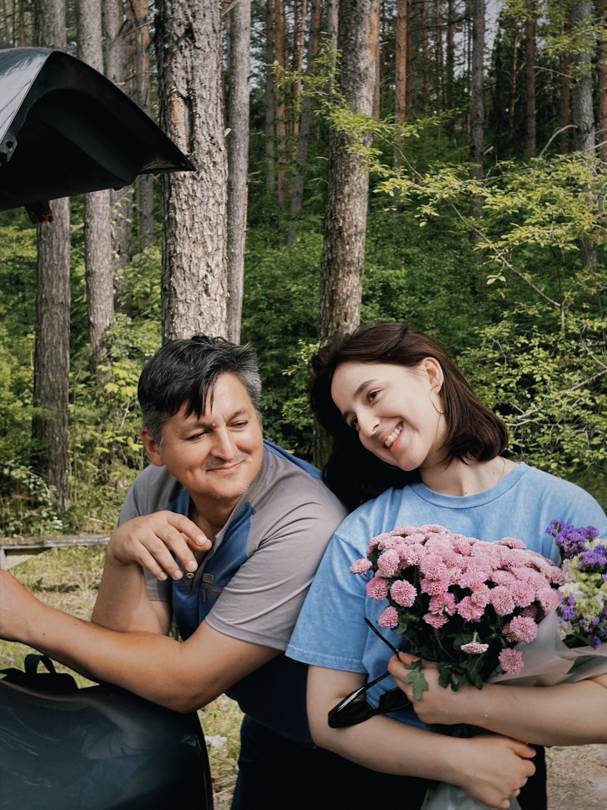 Любочка и папа